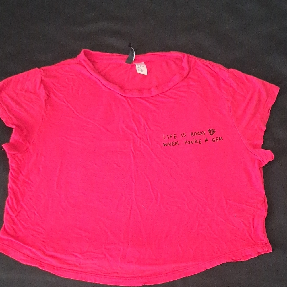 H&M Hot Red Graphic Tee